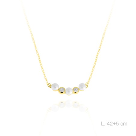 Silver Necklaces with Cubic Zirconium 