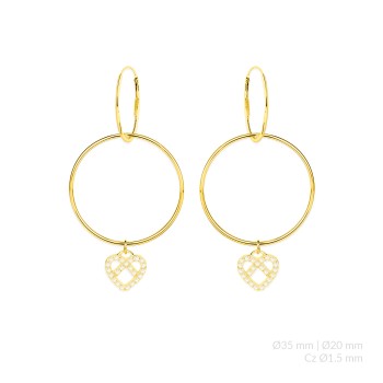 Boucles d'oreilles en Argent 2