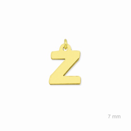 Charm de Plata de Ley (Letra Z)