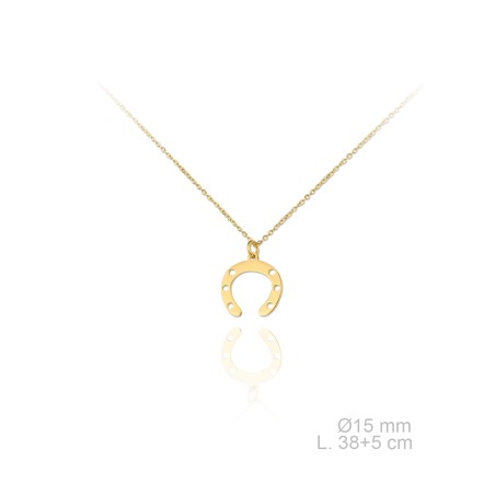 Gargantilla Herradura Dorada