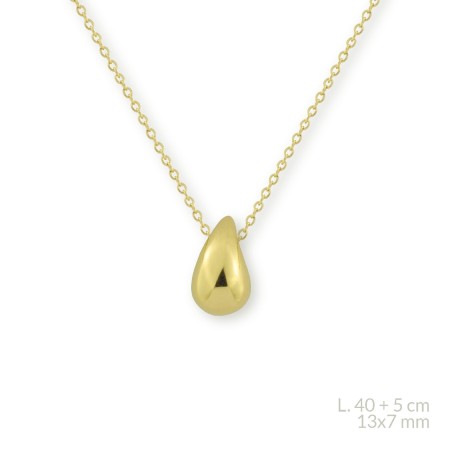 Gargantilha em Prata Esterlina | 13x7 mm