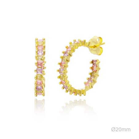 Boucles d'oreilles Zircons