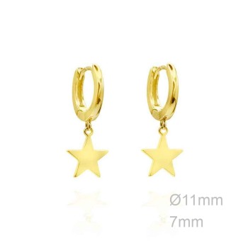 Pendientes Aro Dorado...