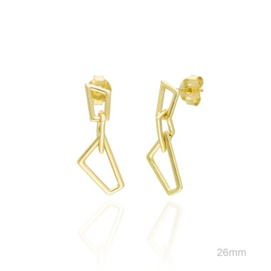 Boucles d'oreilles Argent lisse