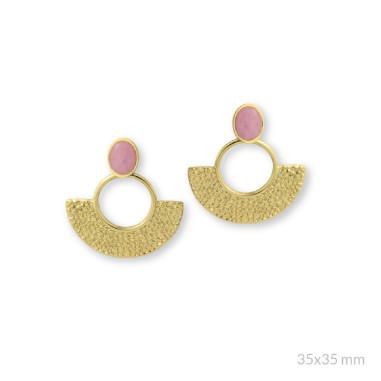 Boucles d'oreilles en Acier