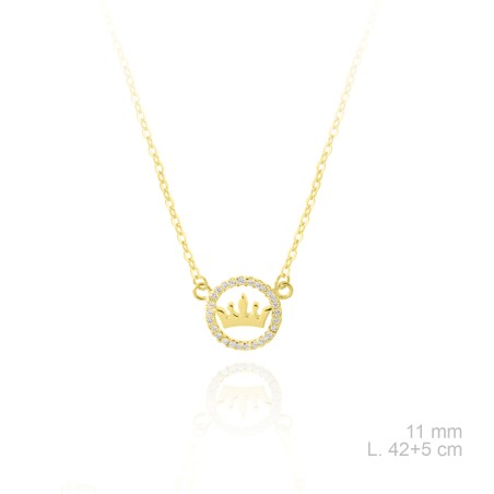 Silver Necklaces with Cubic Zirconium 