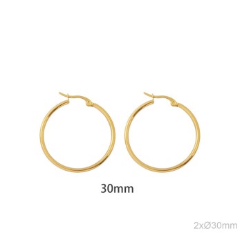 Boucles d'oreilles en Acier