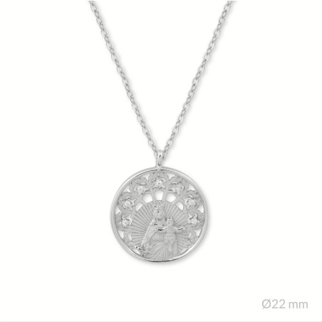 Gargantilla de Plata de Ley | Virgen del Carmen