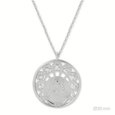 Gargantilla de Plata de Ley | Virgen del Rocío