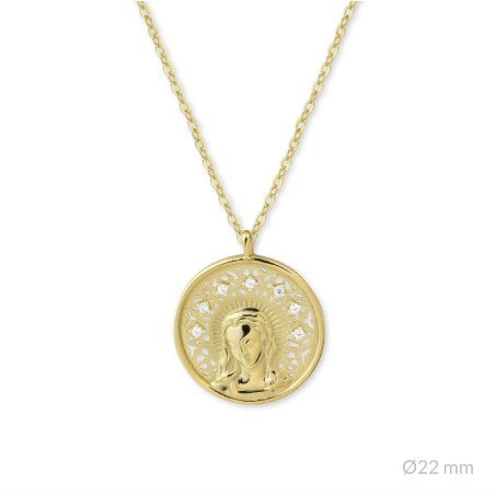 Gargantilla de Plata de Ley | Virgen María