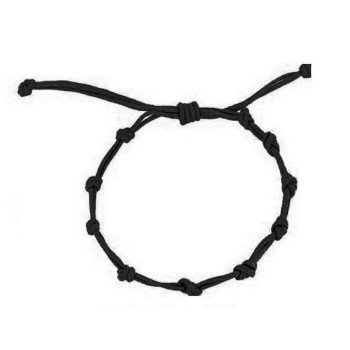 Pulsera de macramé negro |...