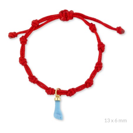 Pulsera de Plata de Ley | Roja