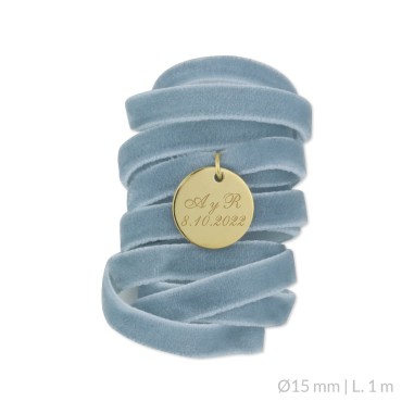 Médaille bouquet de mariée | Ø 15 mm