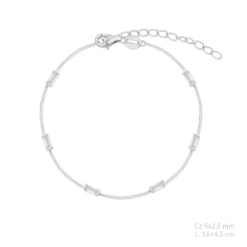 Pulseira de Prata Esterlina...