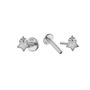 Pendientes Piercing Mini Circ Estrella