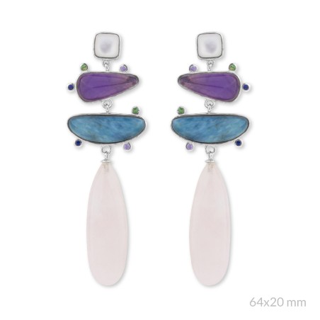 Boucles d'oreilles en Argent