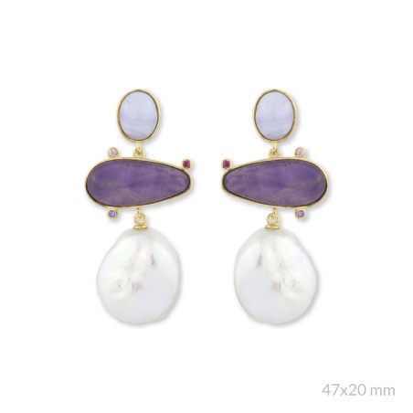 Boucles d'oreilles en Argent