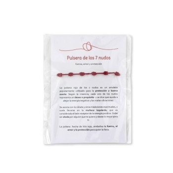 Pulseira de fio vermelho 7...
