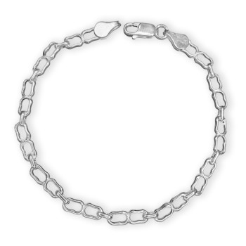 Pulsera Plata Lisa Eslabon... 2