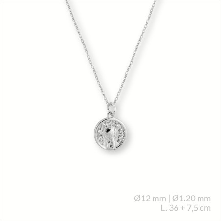 Gargantilla de Plata de Ley