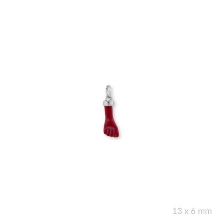 Charm de Plata de Ley | Coral