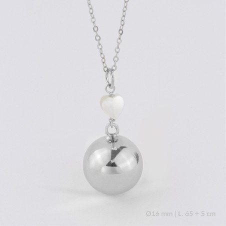 Llamador de Ángel de Plata de Ley | Ø16 mm