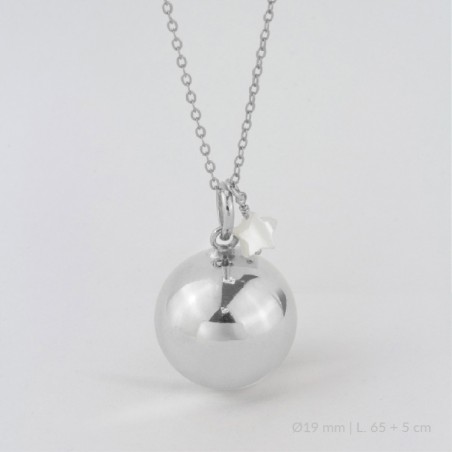 Invocador de Anjos em Prata Esterlina | Ø19 mm