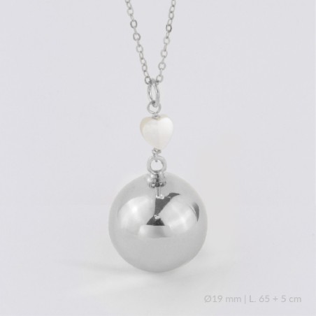 Llamador de Ángel de Plata de Ley | Ø19 mm