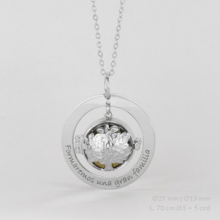 Grelot en Argent | Ø15 mm | Ø27 mm