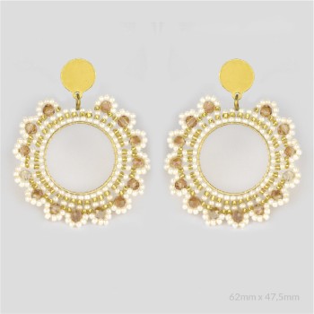 Boucles d'oreilles en Acier