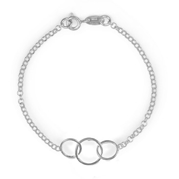Pulseiras Prata lisa