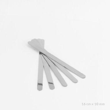 Pack of 5 stainless steel bracelets | 16cm x 10 mm
