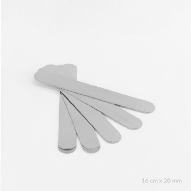 Pack de 5 pulseras de Acero Inoxidable | 16cm x 20 mm