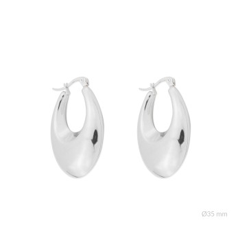 Boucles d'oreilles en Acier