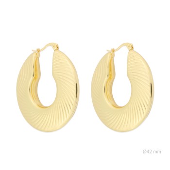 Boucles d'oreilles en Acier