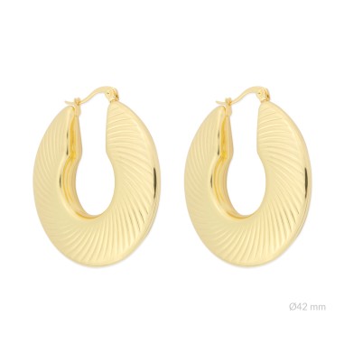 Boucles d'oreilles en Acier