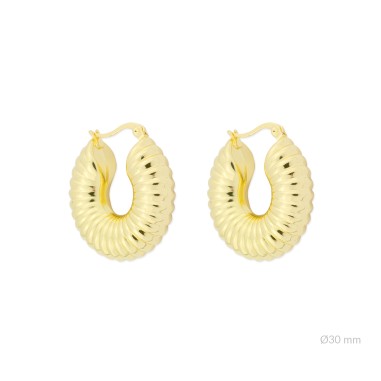 Boucles d'oreilles en Acier