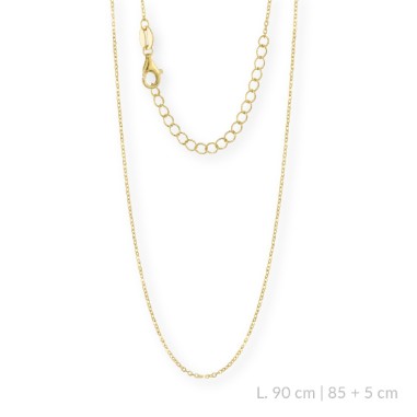 Sterling Silver Chain 90 cm | 85+5 cm extesion chain