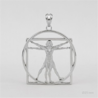 Sautoir en Argent | Ø25 mm