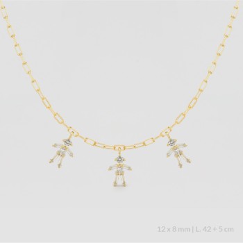 Sautoir en Argent | Fille...