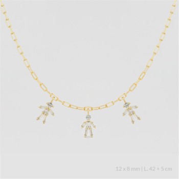 Sautoir en Argent | Fille...