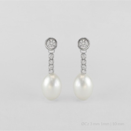 Pendientes de Plata de Ley
