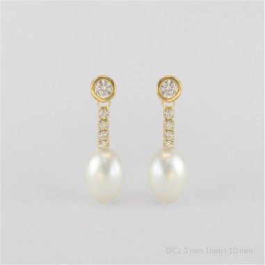 Pendientes de Plata de Ley