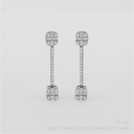 Boucles d'oreilles en Argent