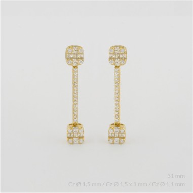 Pendientes de Plata de Ley