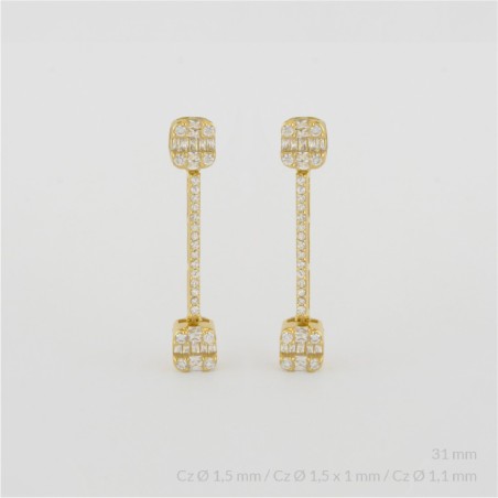 Pendientes de Plata de Ley