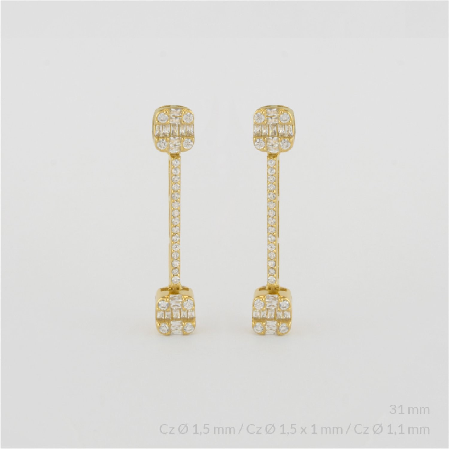 Pendientes de Plata de Ley