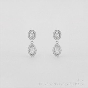 Pendientes de Plata de Ley