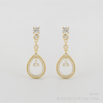 Pendientes de Plata de Ley