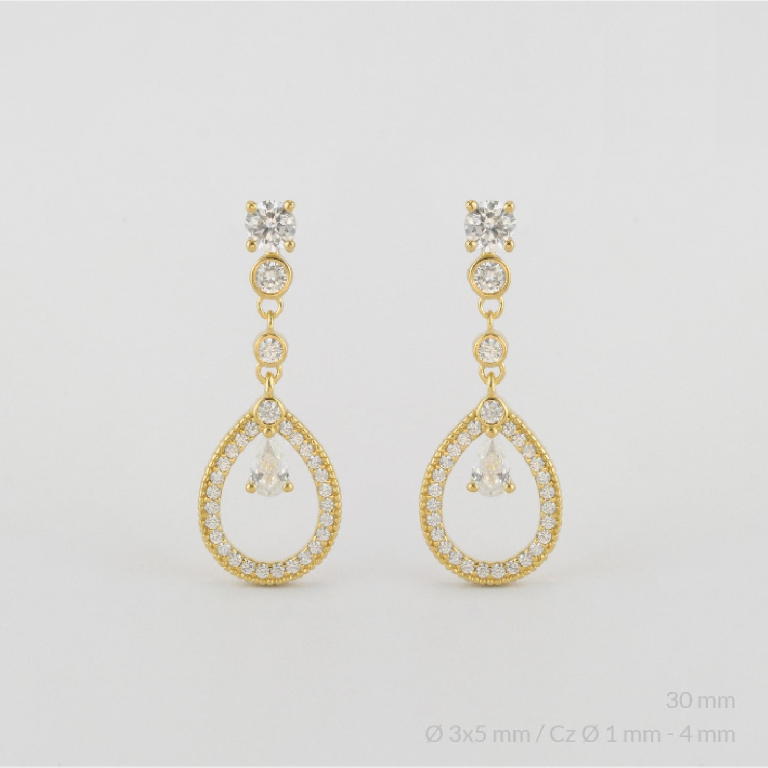 Pendientes de Plata de Ley